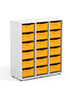 Armario Infantil Sophie con cubetas mostaza