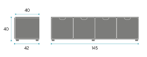 Medidas Grada Ágora One