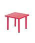 Mesa Élite Cuadrada Color Rojo