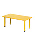 Mesa Élite Rectangular Color Amarillo