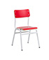 Silla Met Preescolar Color Rojo