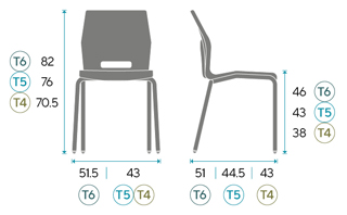 Medidas Silla Slim